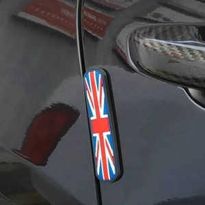 Door Edge Guard Scratch Protector Rubber Union Jack for Mini Cooper R55 R56 R60 F54 F55 F56 F57 F60 Countryman Clubman Cooper S Accessories