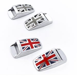 2 stücke Union Jack Wasser Sprühdüse Abdeckung Metall für Mini Cooper Countryman Clubman 02-21 R50 R52 R53 R55 R56 R60 R61 F54 F55 F56 F60 Scheibenwischer