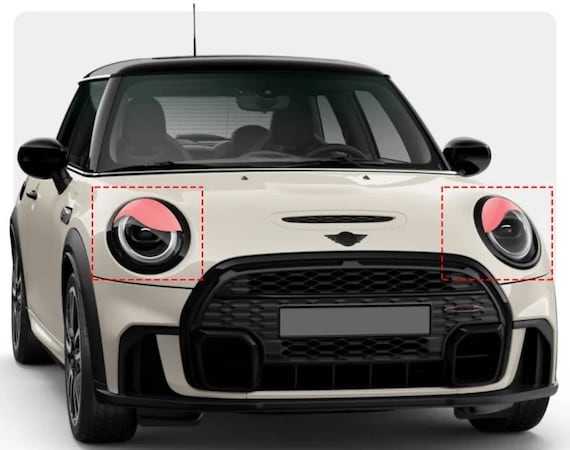 Teinte de Phare de Voiture Noir Film de Protection Protection Accessoires d'autocollant en TPU Transparent, pour Mini Clubman F54 JCW Cooper S