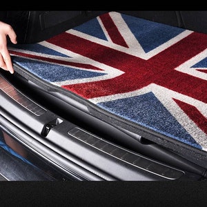 Custom Carpet Car Trunk Floor Mat Union Jack For Mini Cooper Clubman Cabrio Countryman 2002-2023 R56 R60 R57 F56 F60 F57