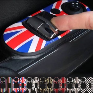 Window Switch Panel Stickers Decals Crystal Epoxy for Mini Cooper 2014-2023 Accessory F56 Union Jack Accessories Interior Car