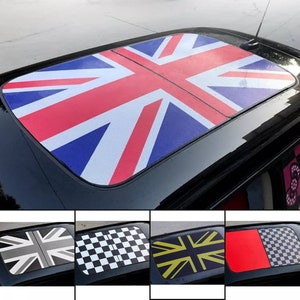 PVC Sun Roof Sticker Graphic Decal for Mini Cooper 2001-2022 Accessory R55 R56 R60 F54 F55 F56 Waterproof