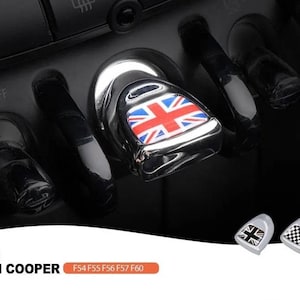 Kopfstütze Set Union Jack Auto Sitzkissen für Mini Cooper 2001-2023 Clubman  Countryman Interior Accessoires - .de