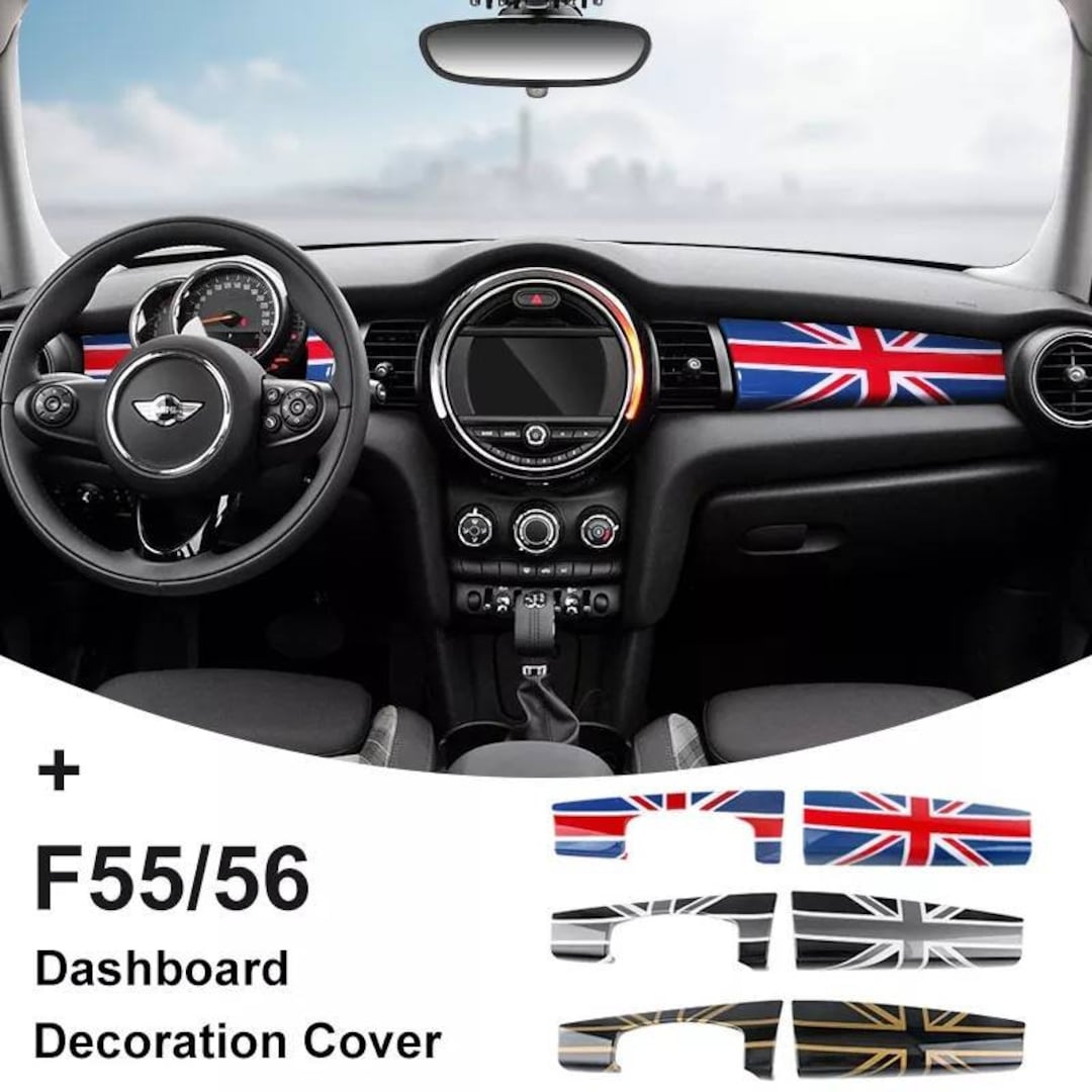 MINI Cooper/S/ONE Union Jack Dashboard Panel Cover R55 Clubman R56 R57 R58  LHD