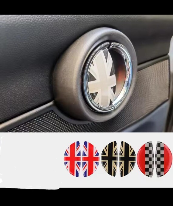 Crystal Epoxy Interior Door Handle Decals for Mini Cooper 2007-2023 Countryman Clubman