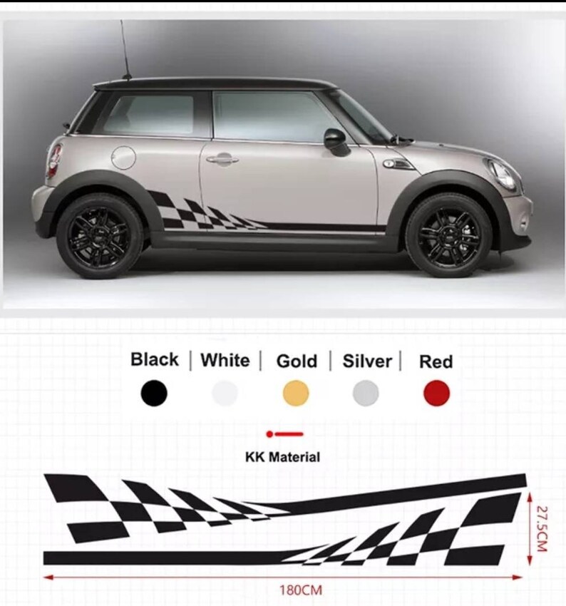 Mini R50 Decals Mini Cooper Side Skirt Decal Sticker: R50 R56 F54 F56 F57 F60 Vinyl - Etsy