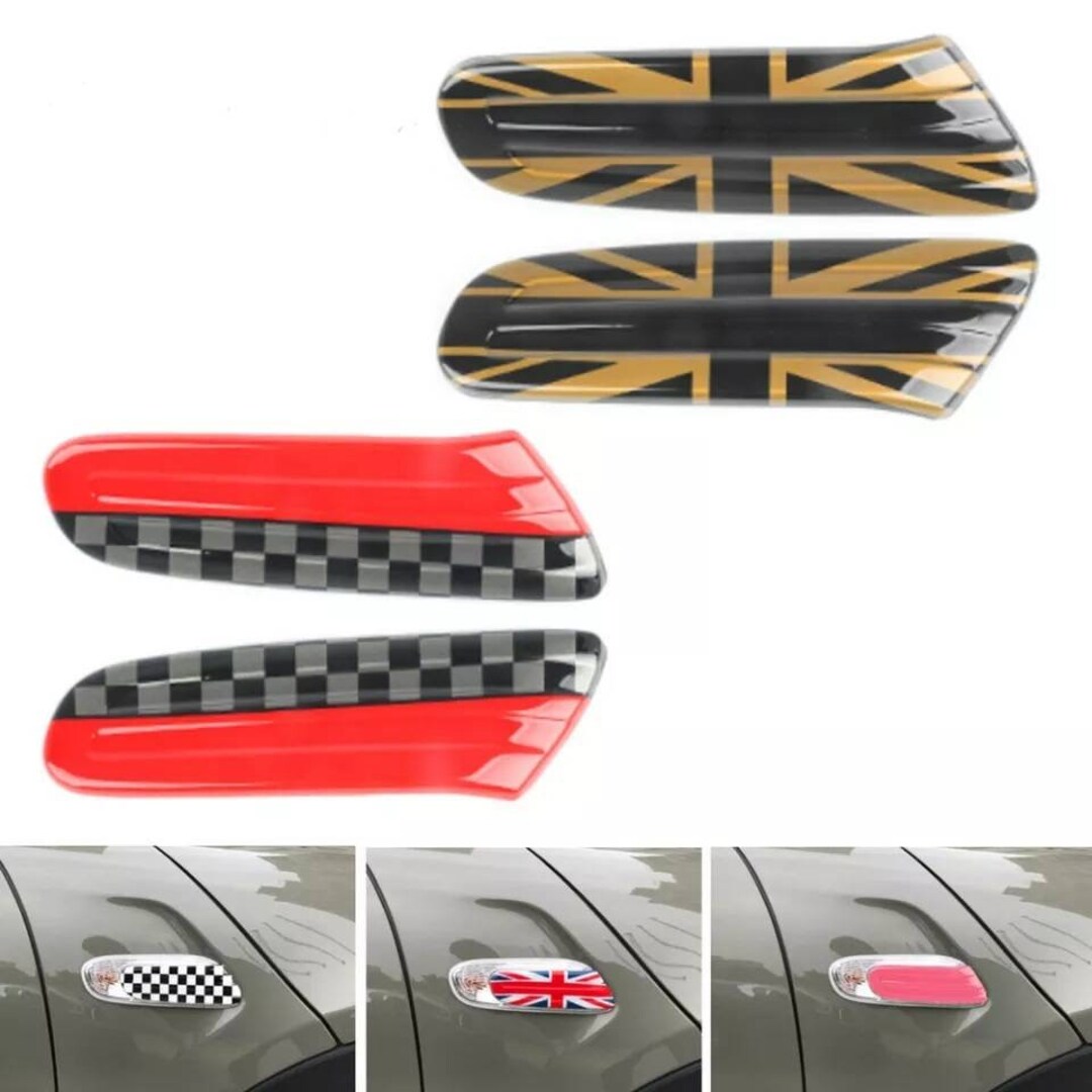 2pcs Set Front Fender Turn Signal Plastic Cover for Mini Cooper S 2014