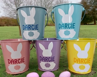 Personalised Easter Bucket | Custom Easter Bucket | Hunting Bucket | Egg Hunt | Easter Bunny Bucket | Name Easter Bucket | Easter Gift