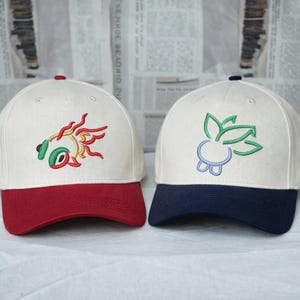 Custom Anime Characters Embroidered Hat, Anime Sun Hat, Anime Lover, Gift For Friends, Family Trip Hat, Anime Fans Hat image 6