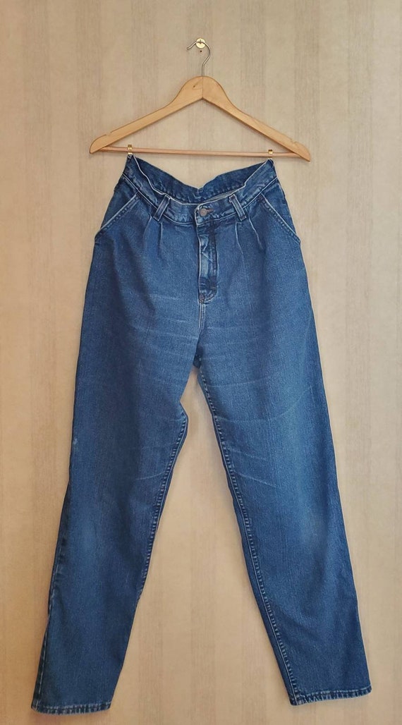 90s high-waisted straight leg jeans, vintage LEE,… - image 4