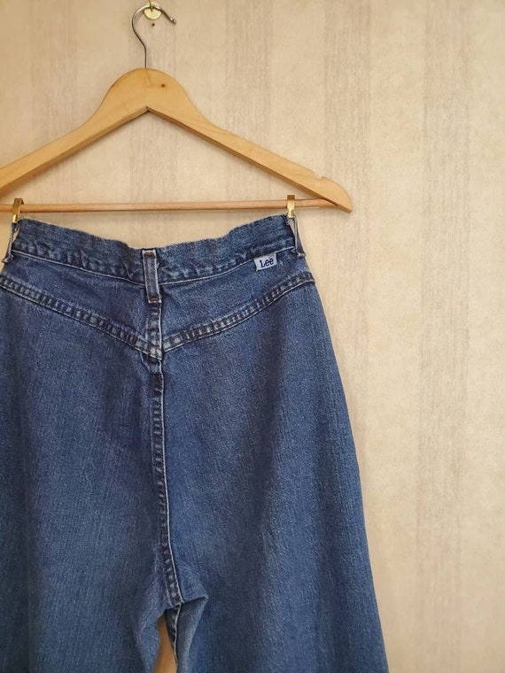 90s high-waisted straight leg jeans, vintage LEE,… - image 5