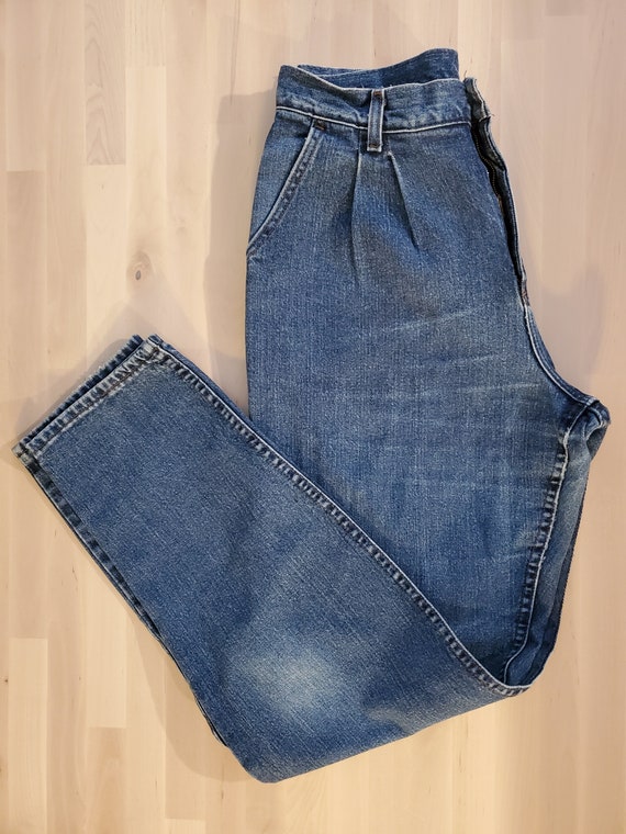90s high-waisted straight leg jeans, vintage LEE,… - image 8