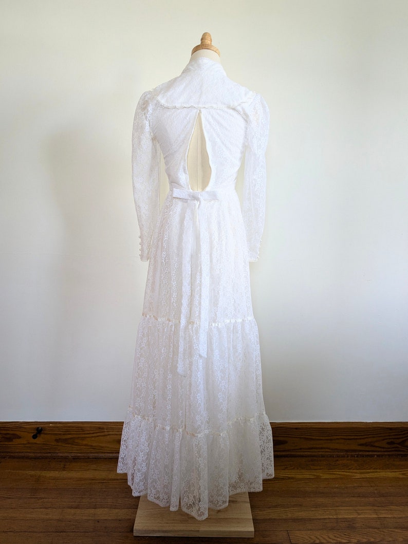 70s Gunne Sax Lace Wedding Dress, Vintage Bridal Gown, Size 0/2 - Etsy