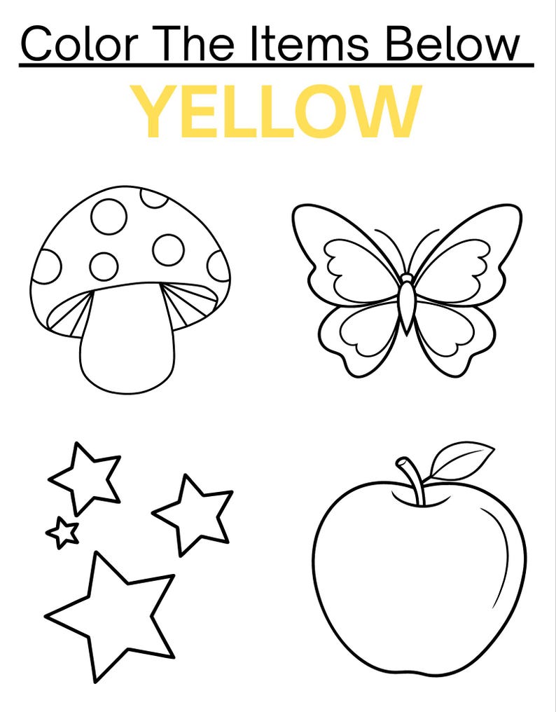 Learning Colors Activity Pack for Preschool & Toddlers Ages 2-6 ...