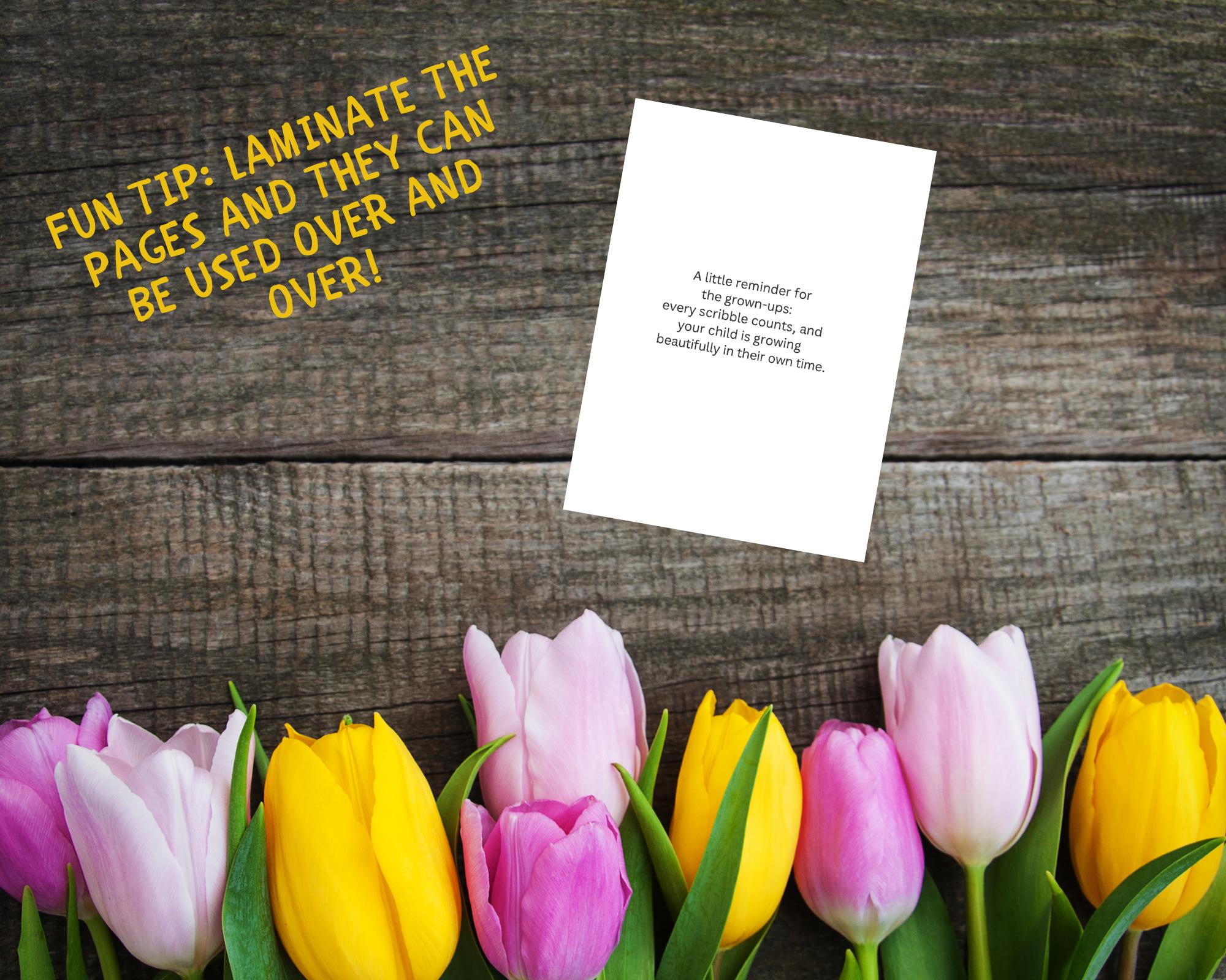 Spring Activity Pack for Preschool and Kindergarten Ages 3-6 Ink ...