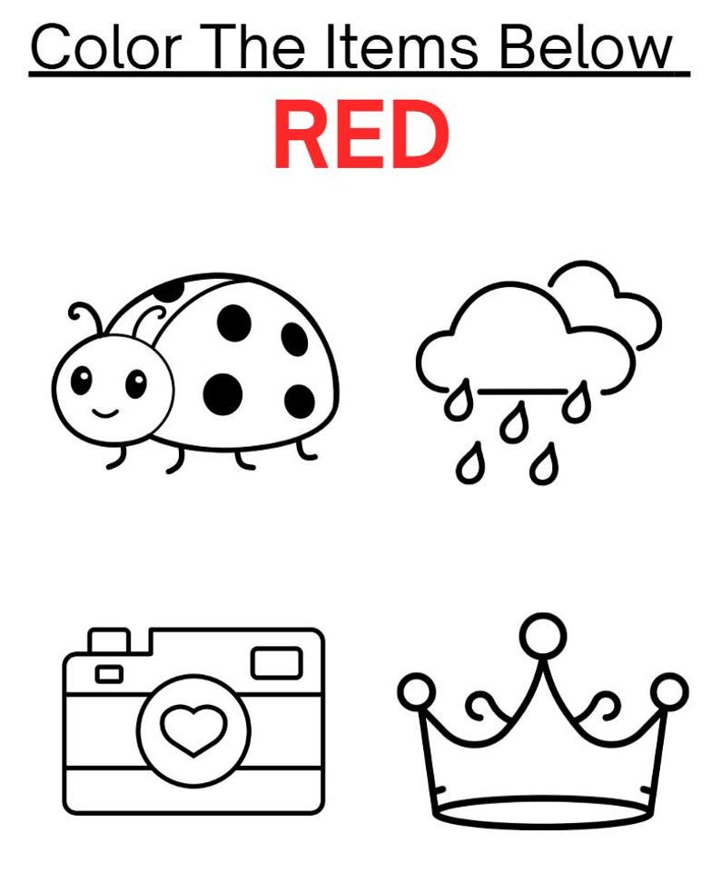 Learning Colors Activity Pack for Preschool & Toddlers Ages 2-6 ...