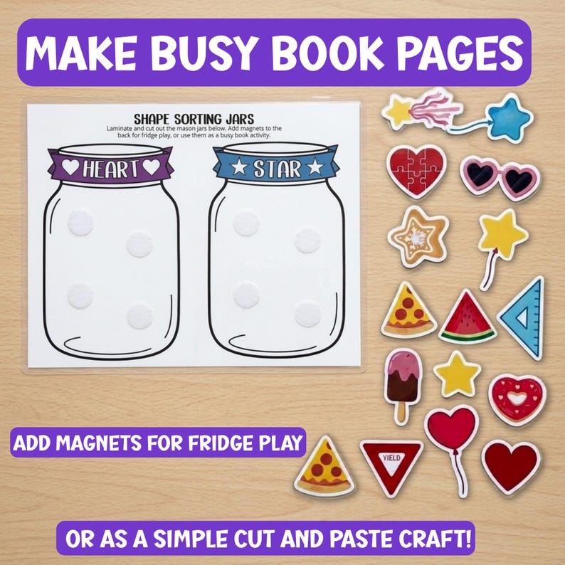 Printable Shape Sorting Activity for Toddlers and Preschoolers Color ...