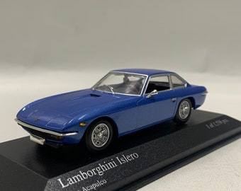 Minichamps  1/43 LAMBORGHINI ISLERO BJ 1968 Blue Acapulco "Blue Metallic"