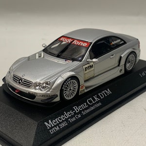 Minichamps 1:43  Mercedes Benz CLK Coupe-DTM 2002 Test Car-Schneider&#39;s/Alesi