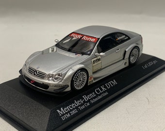 Minichamps 1:43  Mercedes Benz CLK Coupe-DTM 2002 Test Car-Schneider's/Alesi