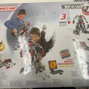 Erector Meccano Speed Play 3 Models Interactive Robot 9901 image 4