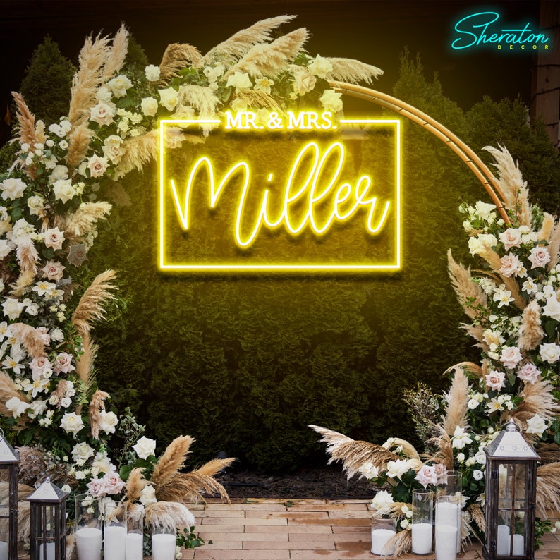 Custom Wedding Neon Sign Wedding Neon Sign for Reception Etsy