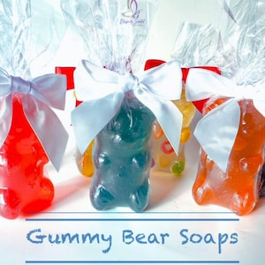 Yummy Gummy Bear Soaps