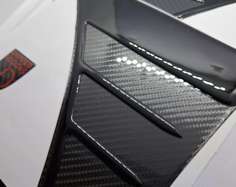 Ford Focus ST2 vent style wings - Carbon w/ Black