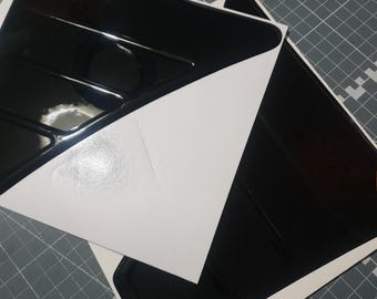 Ford Focus ST2 vent style wings - Blackout