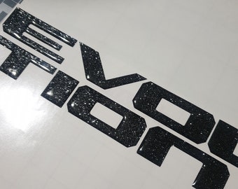 Evo boot letters - 3d gel domed