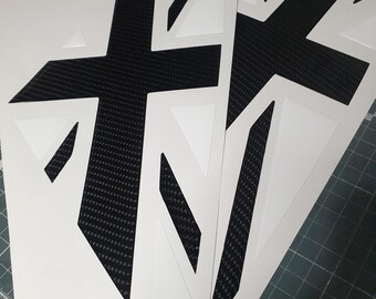 Vauxhall Astra J Quarter Window Gel 3D - Carbon and White