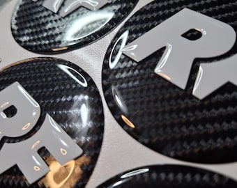 3D Rotiform Gel Overlay Wheel Centre Caps