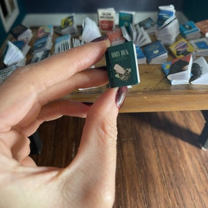 Printable Miniature Books for Dollhouse, Model or Diorama - Etsy