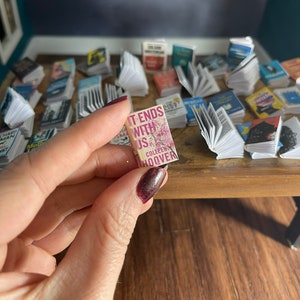 Printable Miniature Books for Dollhouse, Model or Diorama - Etsy