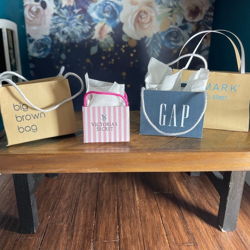 Printable Miniature Brand Shopping Bags for Miniature Etsy