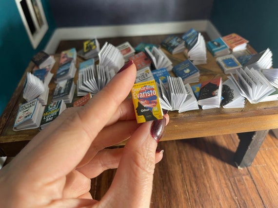 Printable Miniature Books for Dollhouse Model or Diorama - Etsy