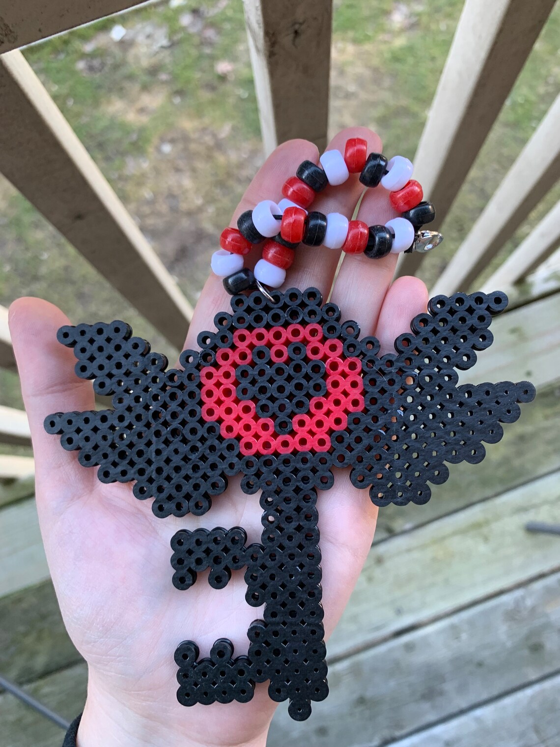 Hazbin Hotel Key Perler Bead Keychain - Etsy