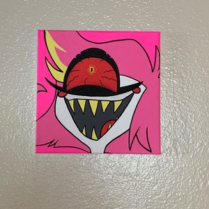 Nifty Hazbin Hotel painting acrylic on 10x10 canvas