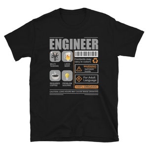Engineering Shirt, Engineering Gift, Funny Cool Shirt, Student Engineering Shirt, Engineer Lover Shirt, Mechanic Gift Idea T-Shirt