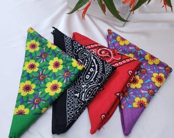 Haarbandana aus Baumwolle mit Paisley-Print, Haarband, Halstuch