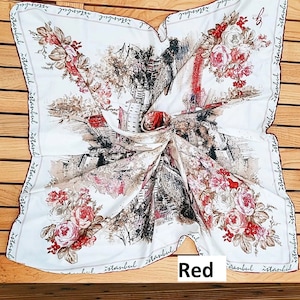 Istanbul ART Silky Scarves Headscarves Neck Accessory head wrap head cover turban woman hair scarf