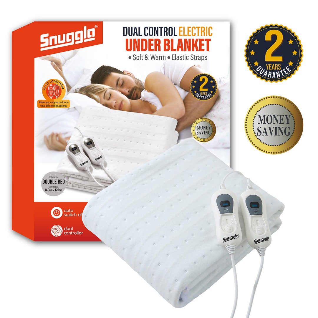 Electric Blanket Heated Under Blanket 3 Heat Settings Winter Warm