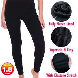 Childrens fleece best sale leggings uk