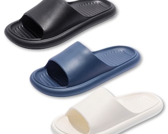 Mens Ladies Sliders Slides Unisex Summer Sandals Slippers Slip On Beach Garden