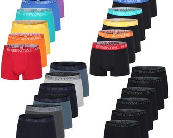 Mens Boxer Shorts Underwear 6 Pack Underpants Trunks Multipack Elasticated Waistband Boxers Size S-4XL