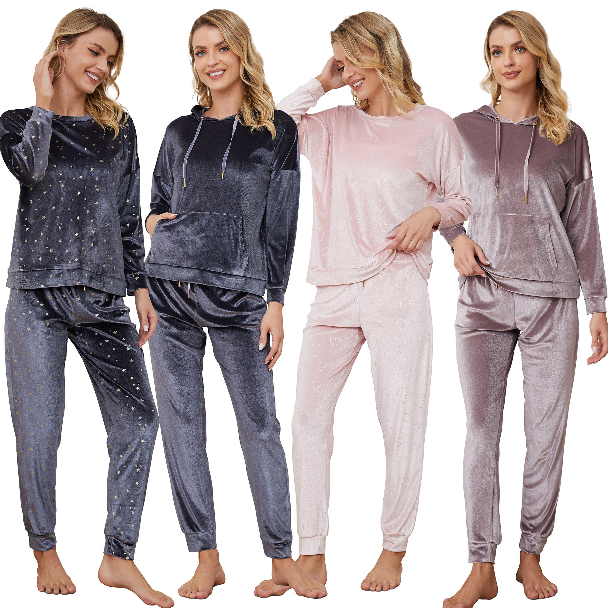 Velour discount ladies loungewear