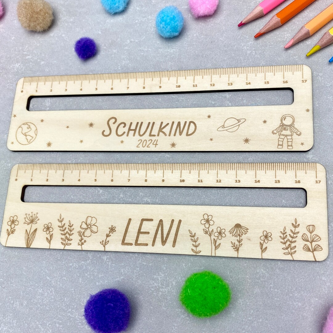 Gift for School Enrollment: Personalized Reading Ruler With Name ...