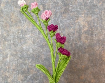 Motif de fleurs de freesia au crochet, tutoriel PDF floral (téléchargement numérique)