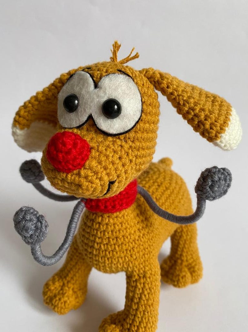 İnspector Gadget BRAİN Dog Pdf English Pattern Etsy