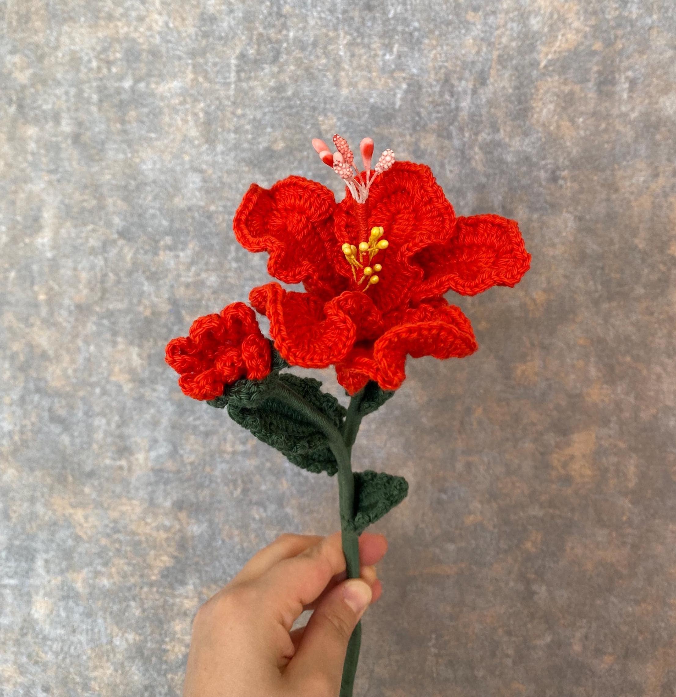 Hibiscus Flower Pattern, Crochet Flowers, Floral Designs, PDF